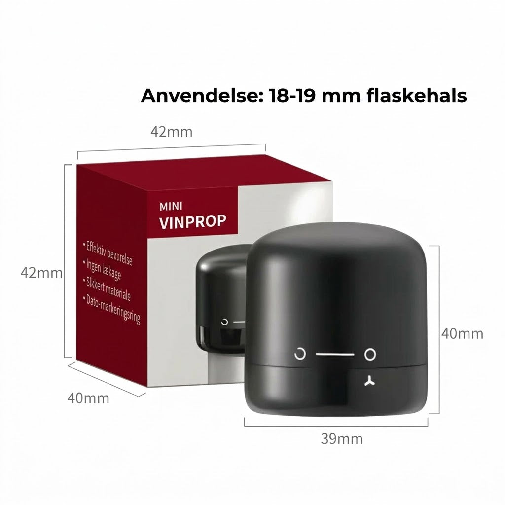 Vakuumkork til vinflasker
