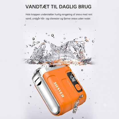 🧔 Mini Bærbar Elektrisk Barbermaskine til Mænd – AI-detektion, Magnetisk Hoved, Hurtig Opladning