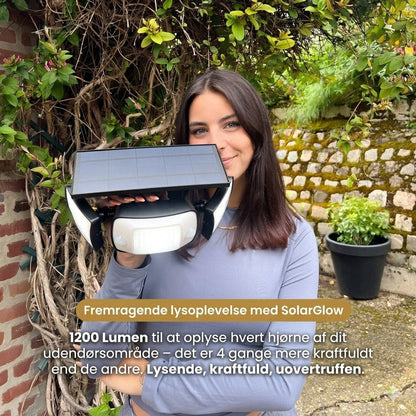 SolarGlow™ | Udendørs solcellelampe med bevægelsessensor
