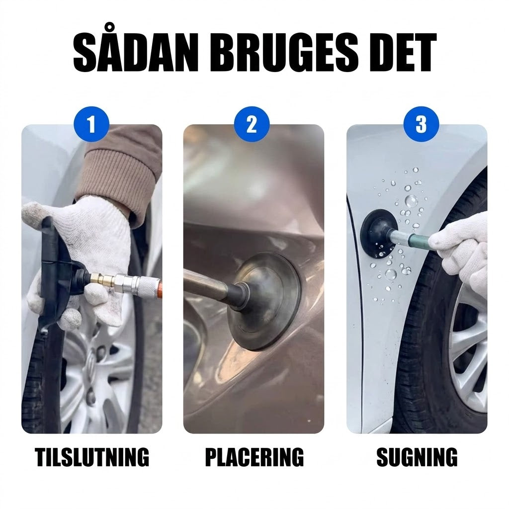 📢📢 60% RABAT !! ⏰🚗 Sugekop til opretning af buler på karosseri