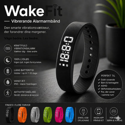 WakeFit – Vibrerende alarmarmbånd | Det smarte vibrationsur, der forandrer dine morgener