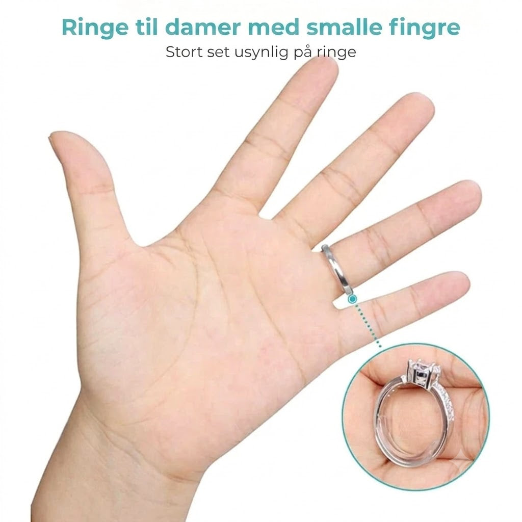 Usynlig ringjustering - 8-pak