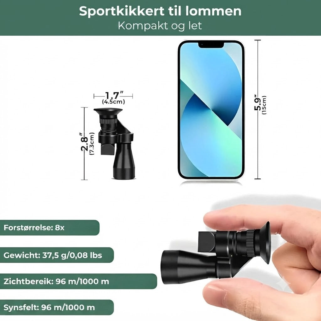 Bærbar HD Mini Teleskop