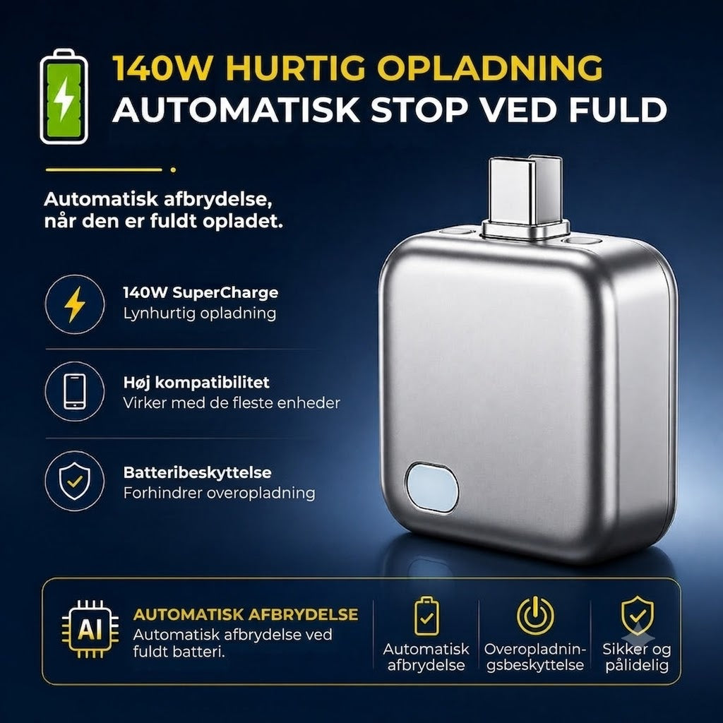 Automatisk Slukning af Oplader | Beskyttelse mod overopladning