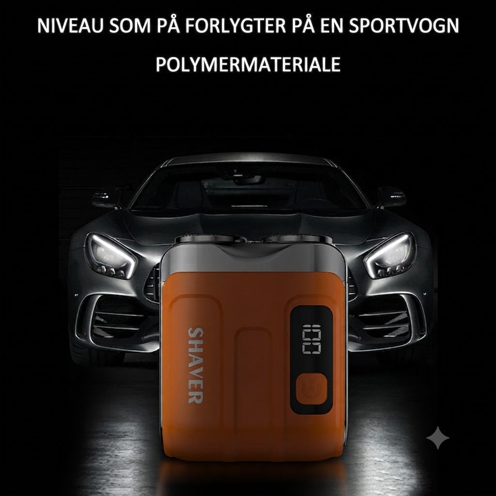 🧔 Mini Bærbar Elektrisk Barbermaskine til Mænd – AI-detektion, Magnetisk Hoved, Hurtig Opladning