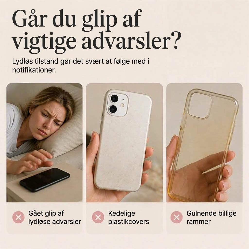 ⏰ Lysende LED-Mobilcover med Sommerfugl | Selvlysende