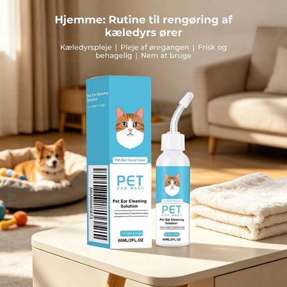 Ørerensningsdråber til hunde og katte 60 ml
