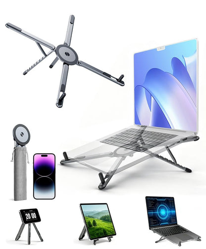 3-i-1 sammenklappelig magnetisk elektronicholder