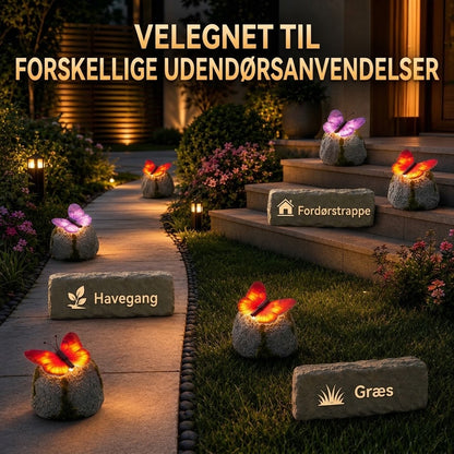 LunaGlow™ | Solcelle-havesten med indbygget lysende sommerfugl