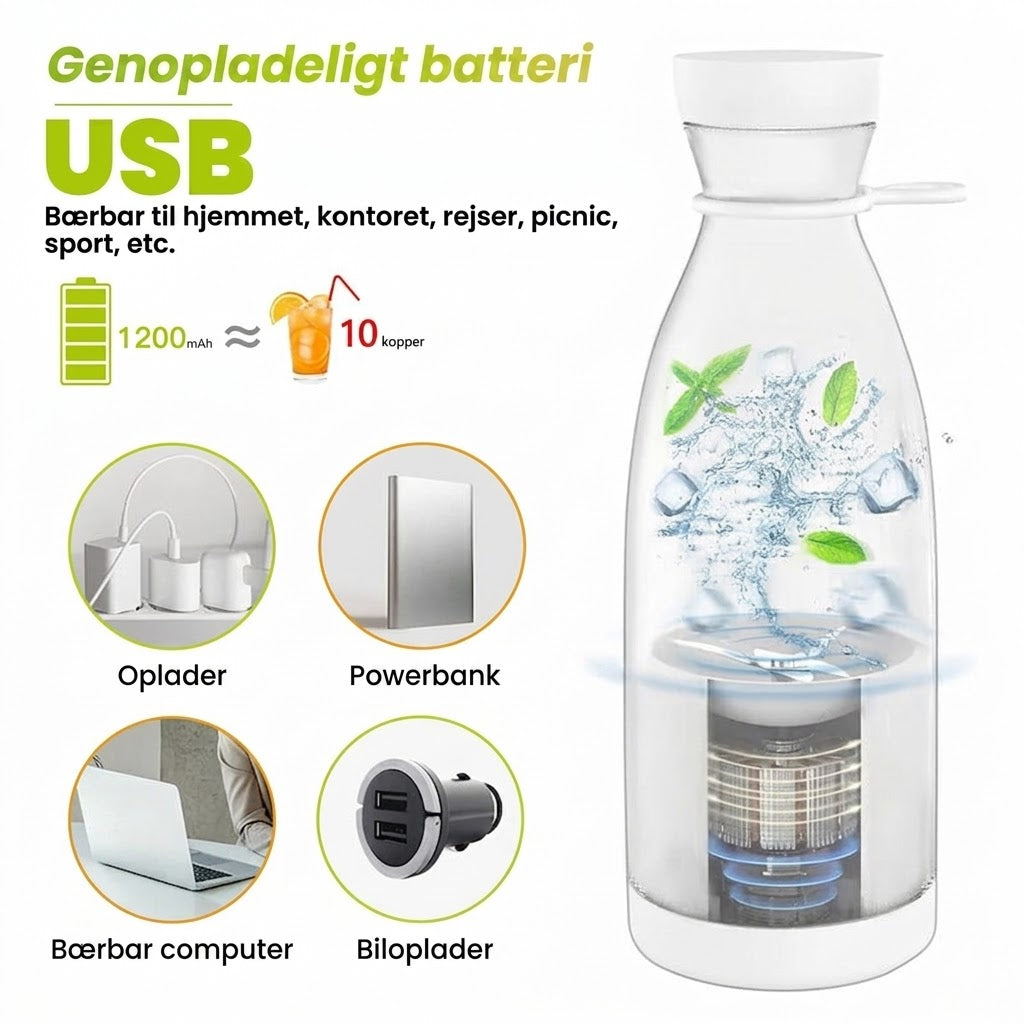 ⚡ Bestsælgende bærbar juicer / Mini-blender
