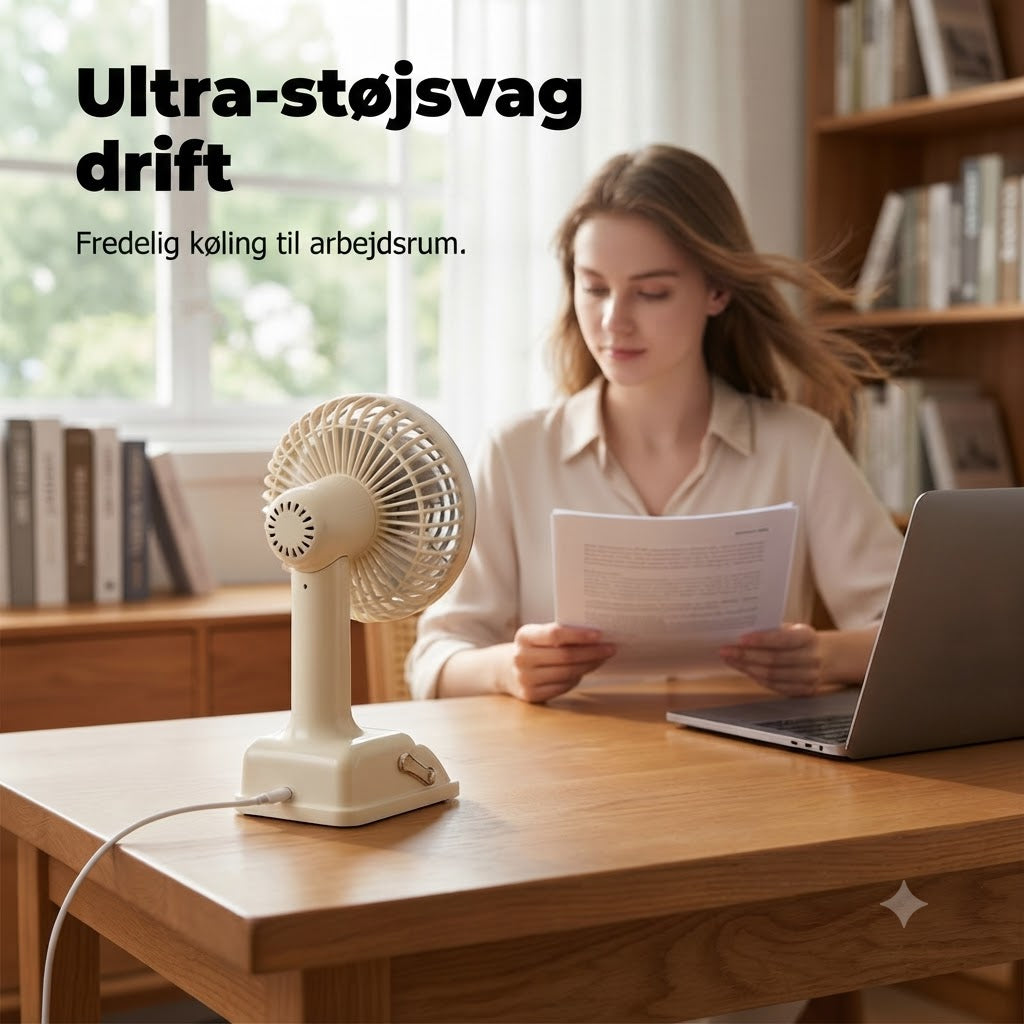 Bærbar Bordventilator