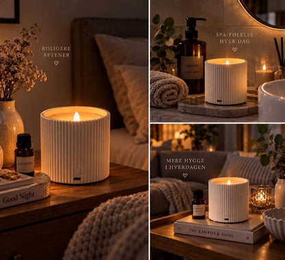 Genopladelig Duftspreder med LED-lys