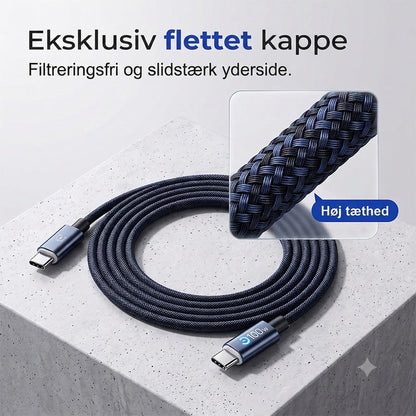 Hurtigopladningskabel Type-C til Type-C