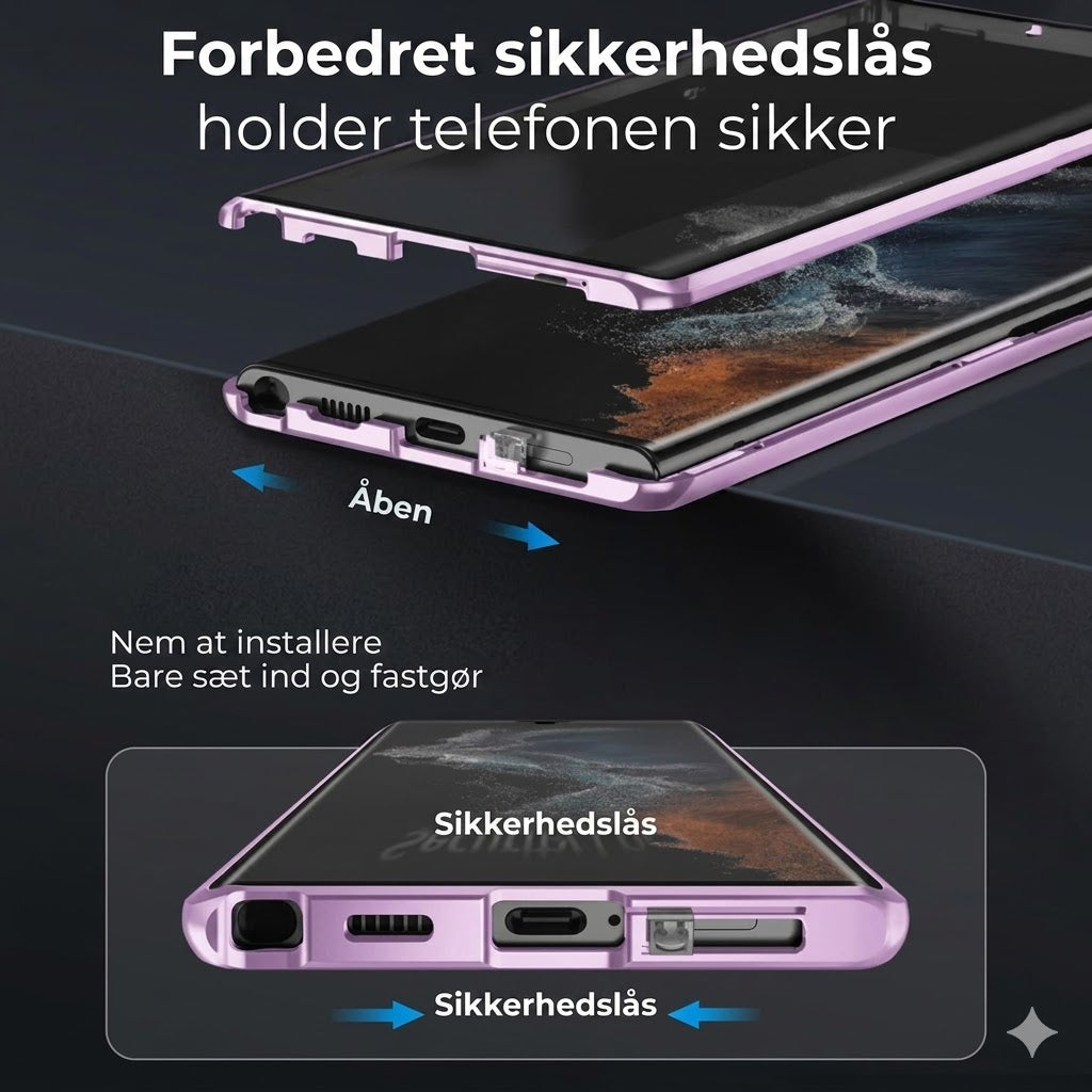 SafeView magnetisk hærdet glascover | Samsung