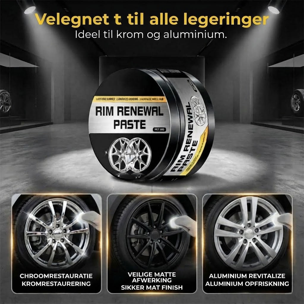 Hurtigtvirkende hjulrenoveringspasta