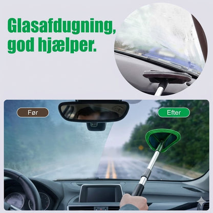 Værktøjssæt til rengøring af forrude med teleskopskaft