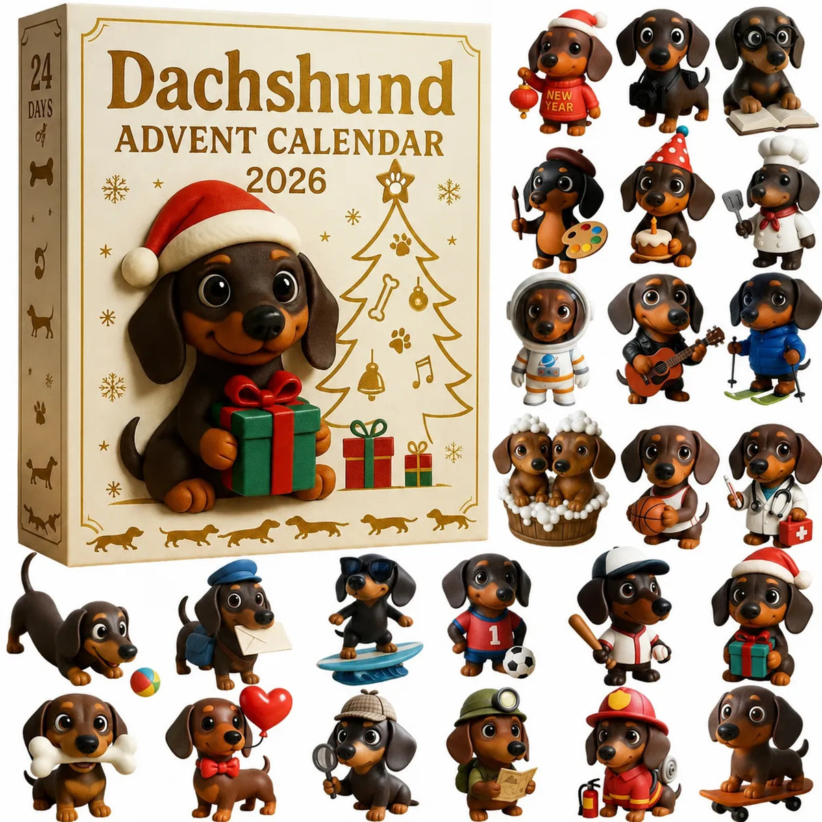 🎄🐾 2026 Gravhund Julekalender 🐶✨