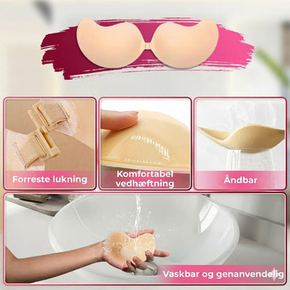 Usynlig Push-up Bh, Stropløs