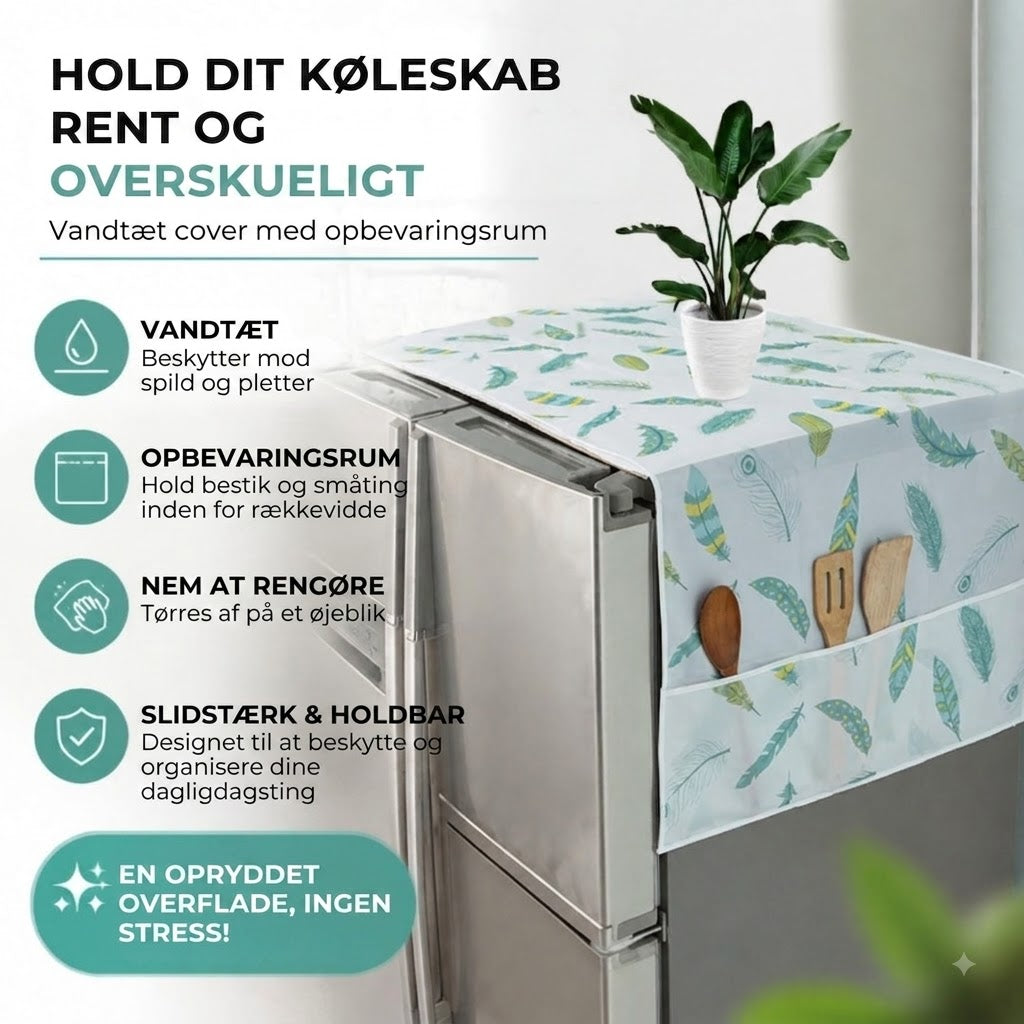 Støvcover med opbevaringslommer