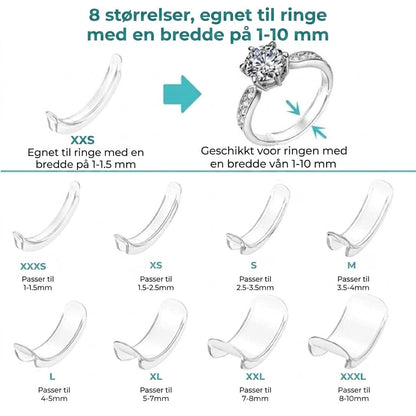 Usynlig ringjustering - 8-pak