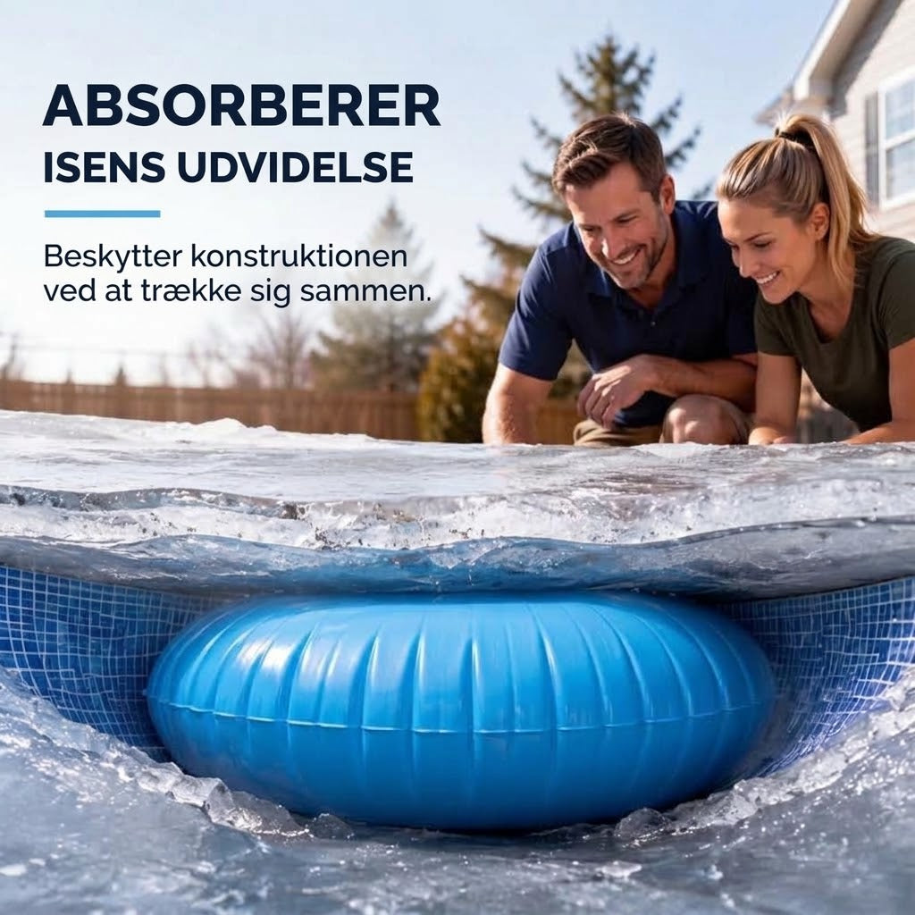 ❄️ Vinterpude til Pool | Reducerer Is-tryk & Forhindrer Vandansamling ✨