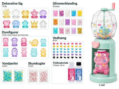 SquishyKvarnen DIY: Komplet sæt til at skabe dine egne squishies