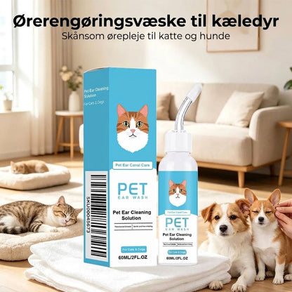 Ørerensningsdråber til hunde og katte 60 ml