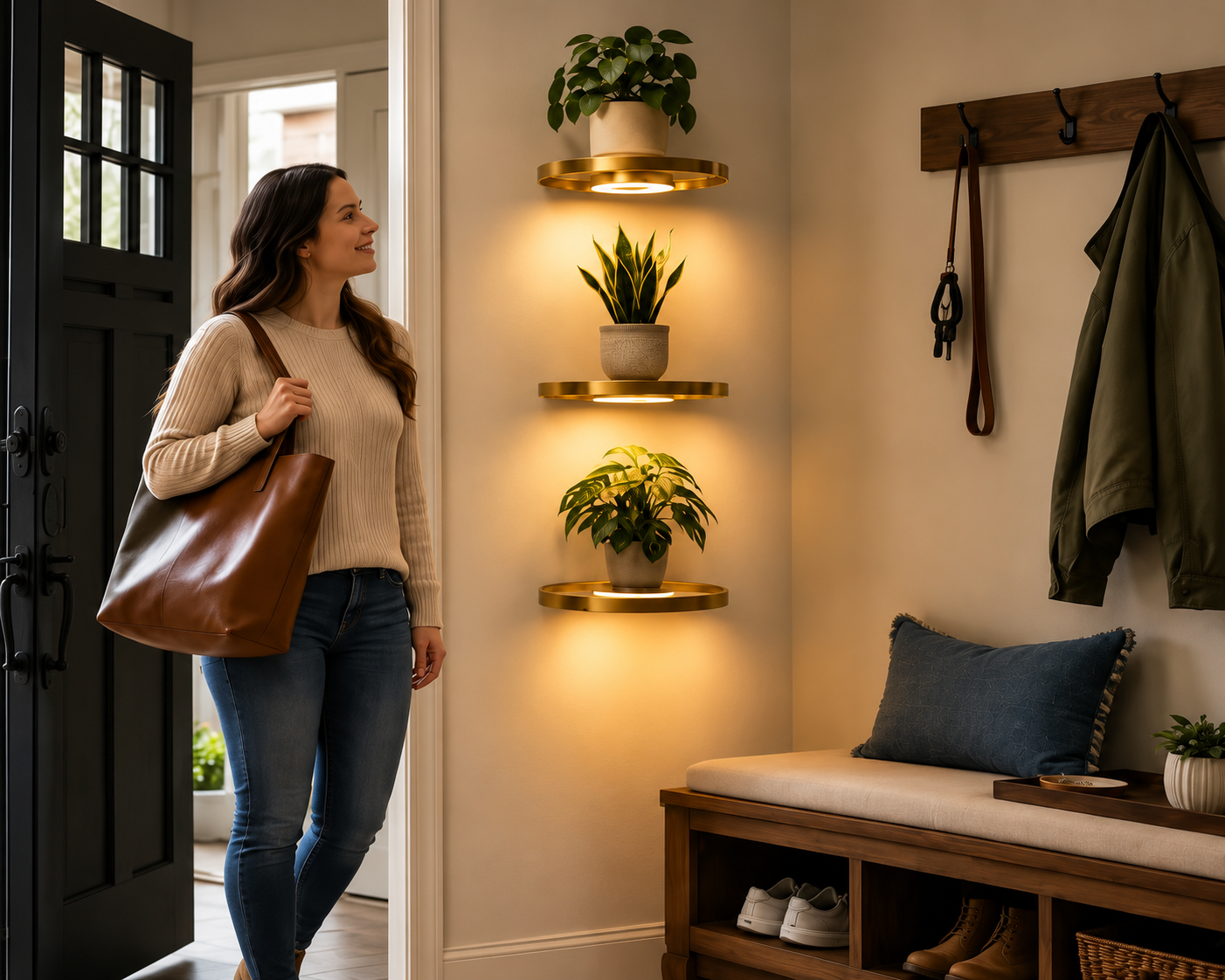 GlowShelf™ – Lysende svævehylde med LED-belysning