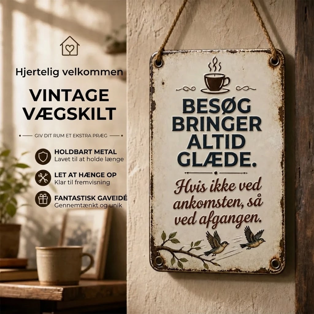 Nostalgisk Velkomsskilt