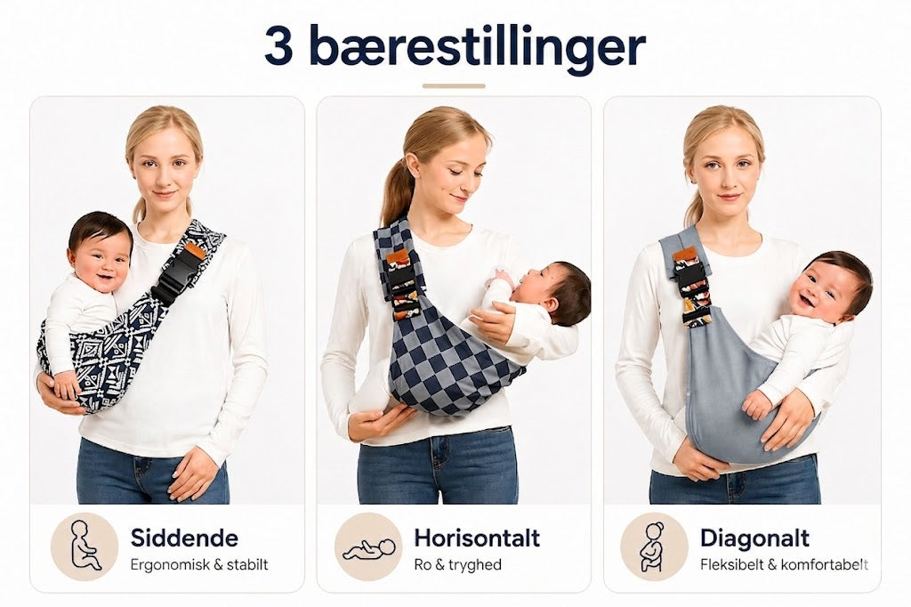 EasyHug™ – Ergonomisk bærekomfort til dig og dit barn