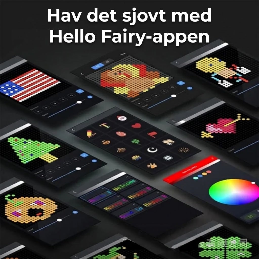 Smart LED-lysgardin – Eget lysdesign via app