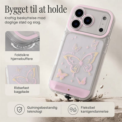 ⏰ Lysende LED-Mobilcover med Sommerfugl | Selvlysende