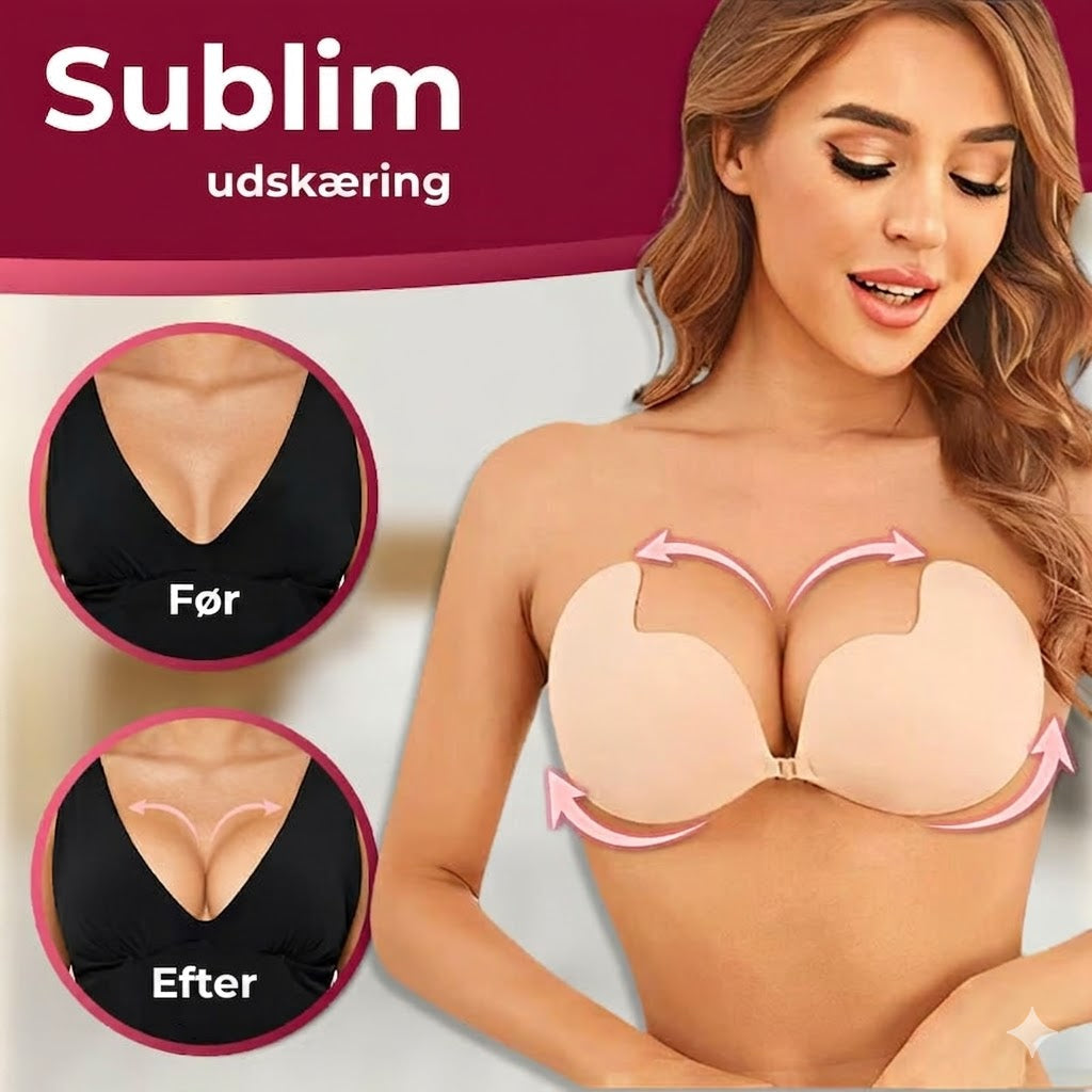 Usynlig Push-up Bh, Stropløs