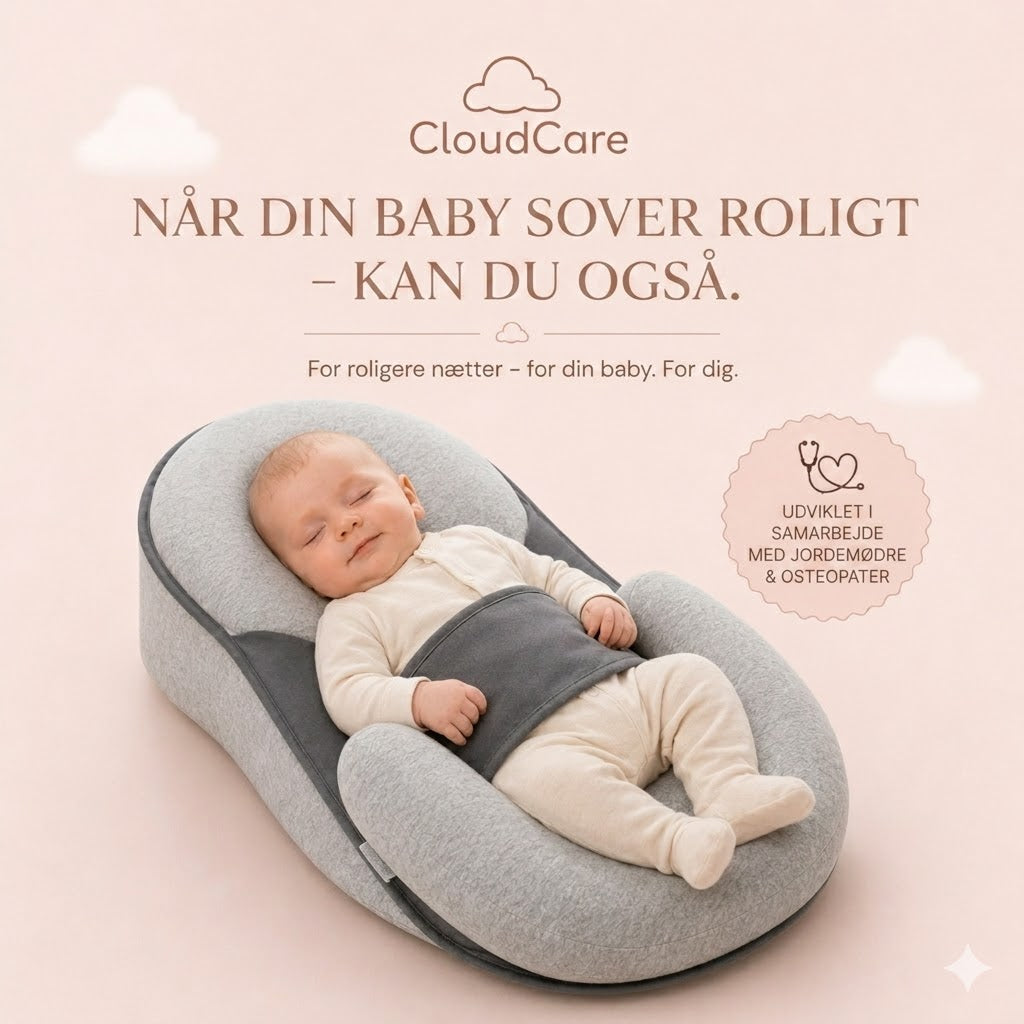 CloudCare™ Ergonomisk babypude med hældning