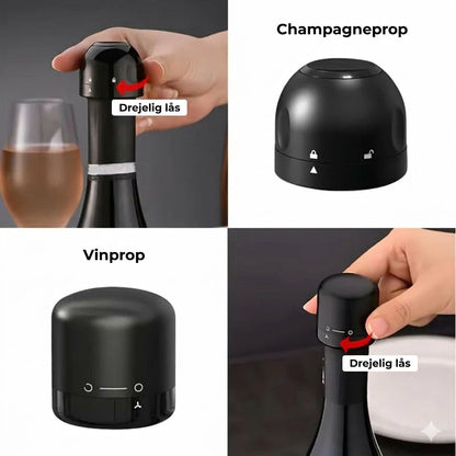 Vakuumkork til vinflasker