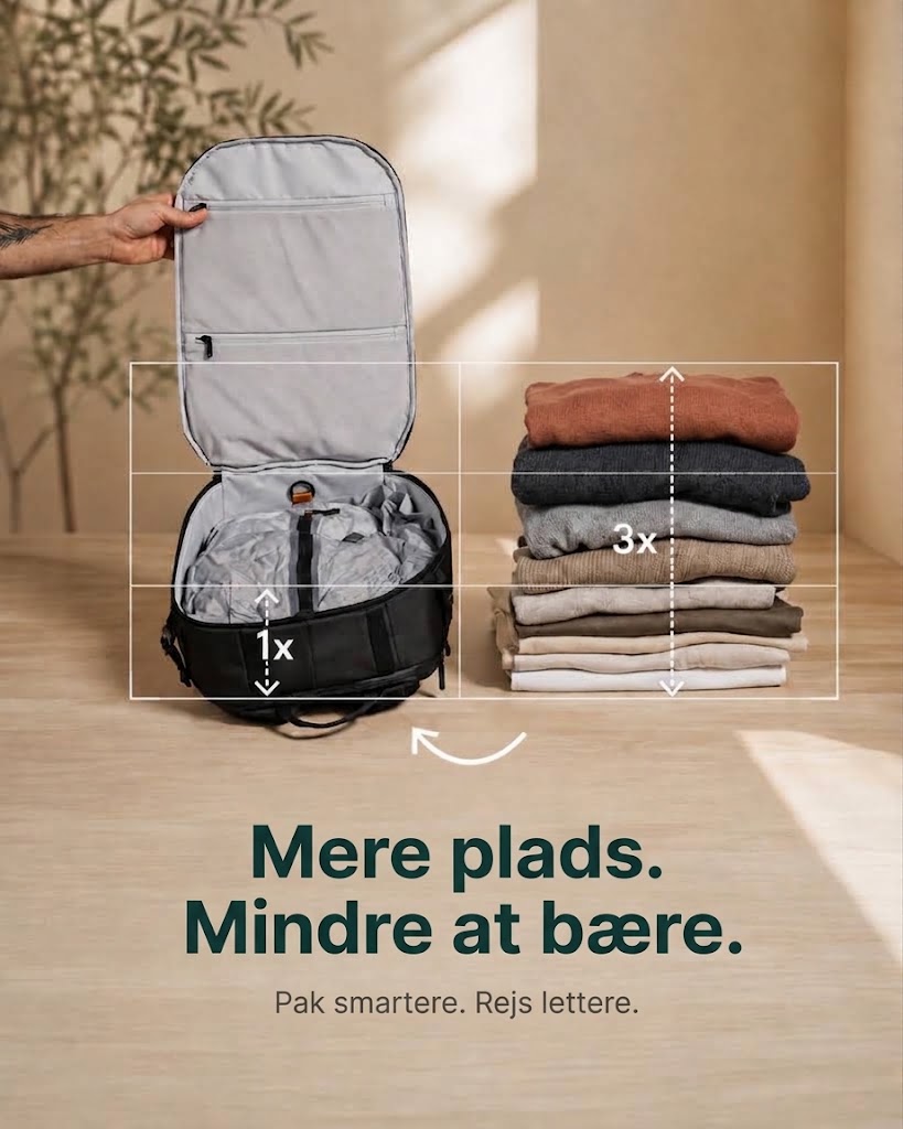 PackFlat Komprimeret Pakkesæt