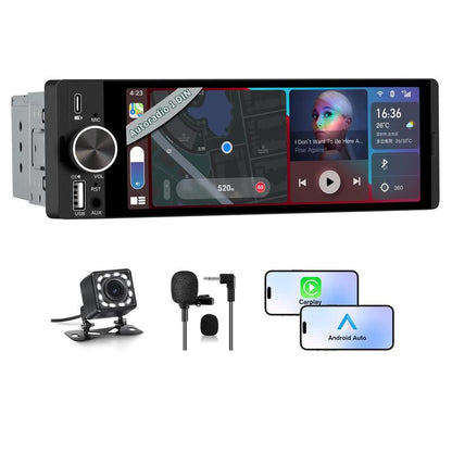 6,36-tommer trådløs smart touchskærm | Bluetooth | Stemmestyring | HD-multimedieskærm