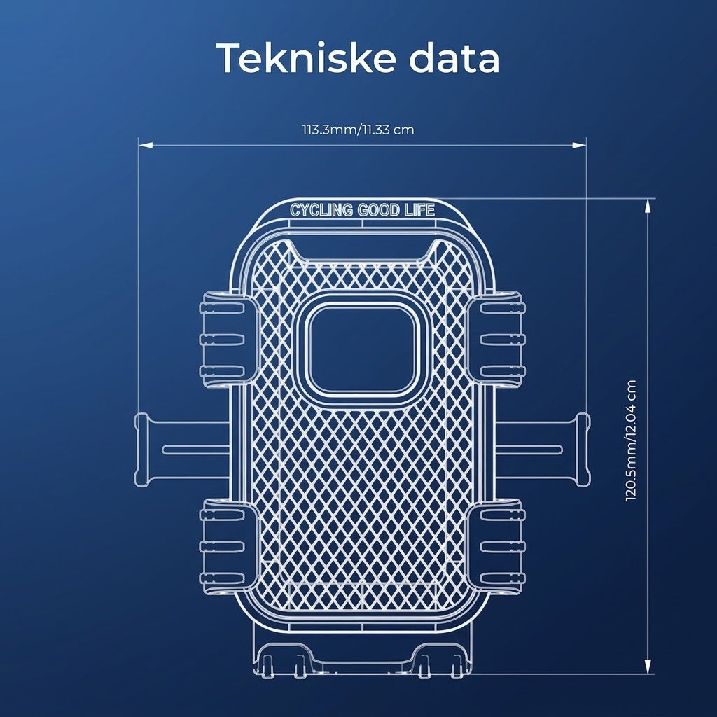 Universel telefonholder til knallert/cykel