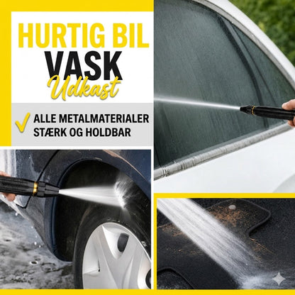 Opgraderet højtryksrenser til bilvask