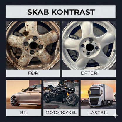 RustVæk™ | Rustfjerner-spray til biler og metaloverflader