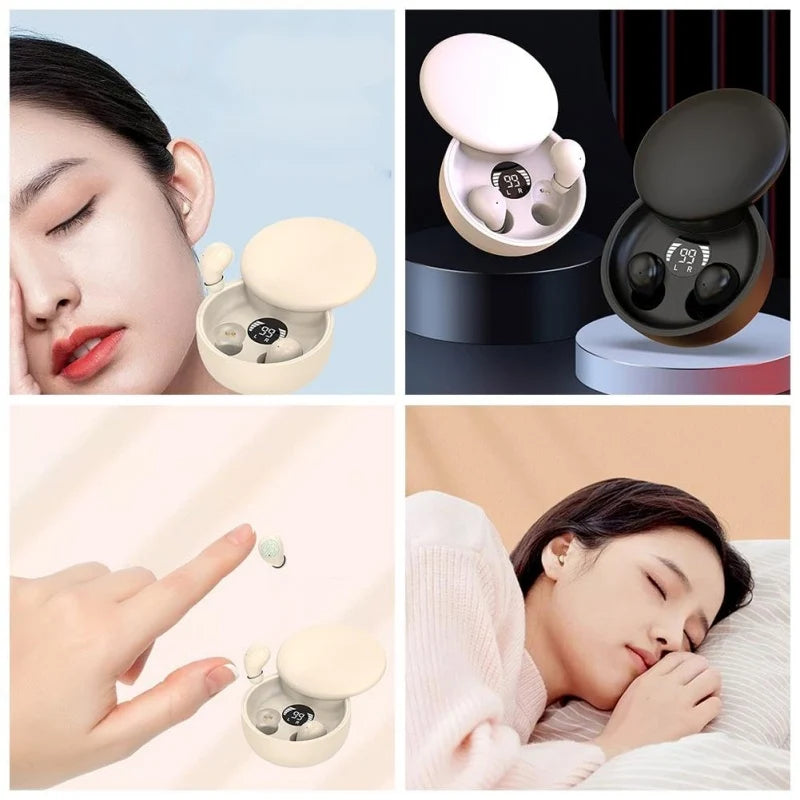 🔥🌙 Ultrakompakte Bluetooth Sovehøretelefoner | Perfekt til Sidesovere 😴✨