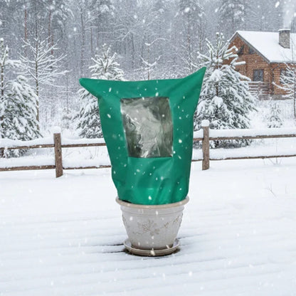 🌷 Vinterbeskyttelse til Planter | Frostsikker Plantepose med Lynlås & Snøre