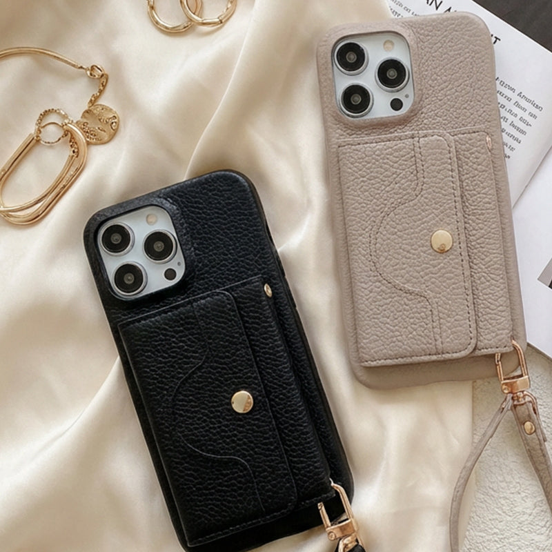 🔥📱 iPhone-cover til kvinder - med indbygget pung