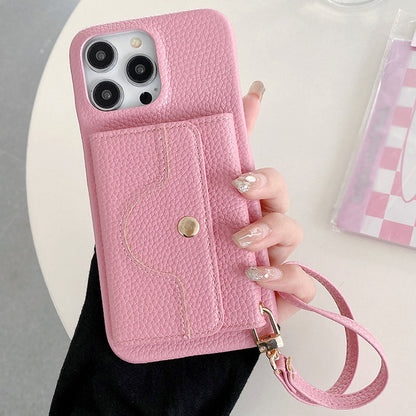 🔥📱 iPhone-cover til kvinder - med indbygget pung