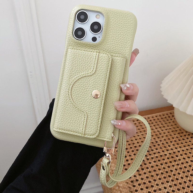 🔥📱 iPhone-cover til kvinder - med indbygget pung