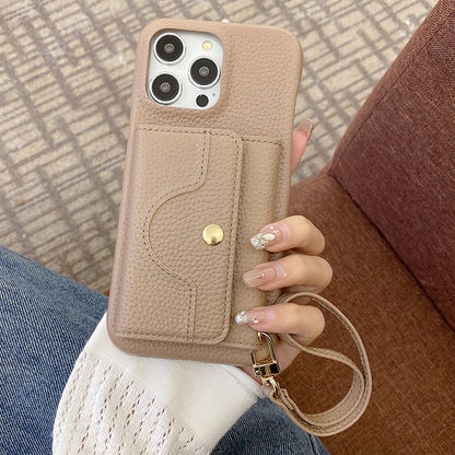 🔥📱 iPhone-cover til kvinder - med indbygget pung