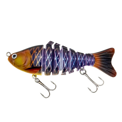 🐟 Multi-leddet bionisk svømmende fiskeagn – Realistisk bevægelse, attraktivt design & ideel til fangst af store fisk 🌊