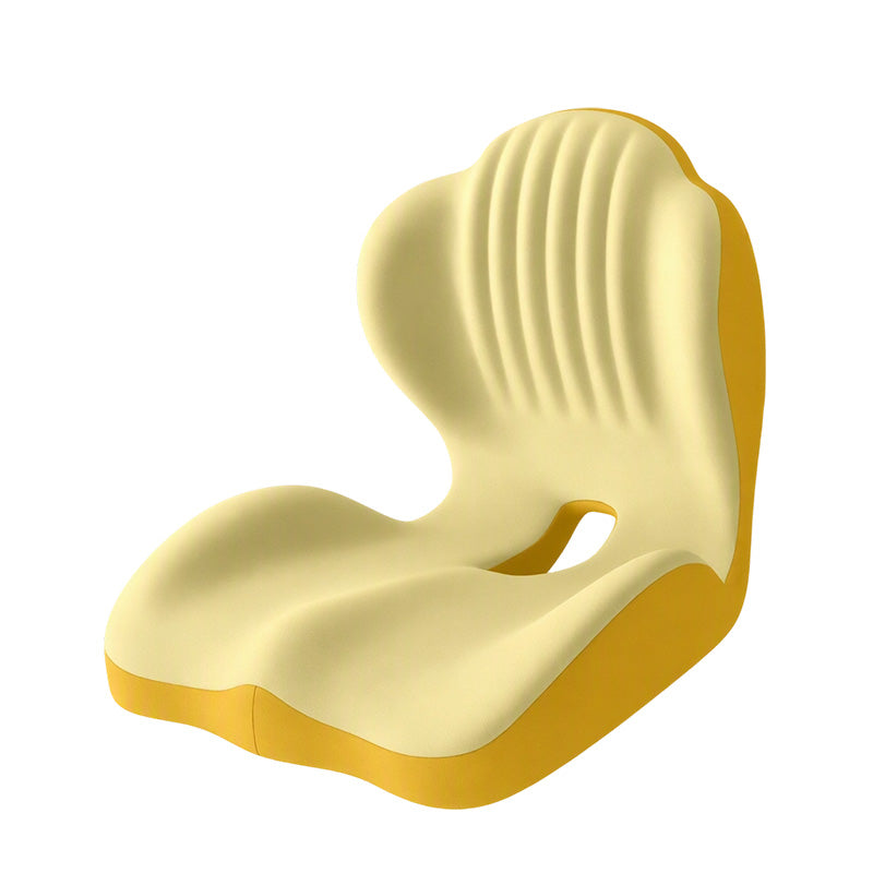 Ergonomisk siddehynde med rygstøtte i memory foam