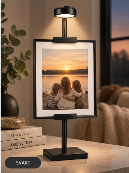 Billedramme med LED-belysning – Til fotos og malerier
