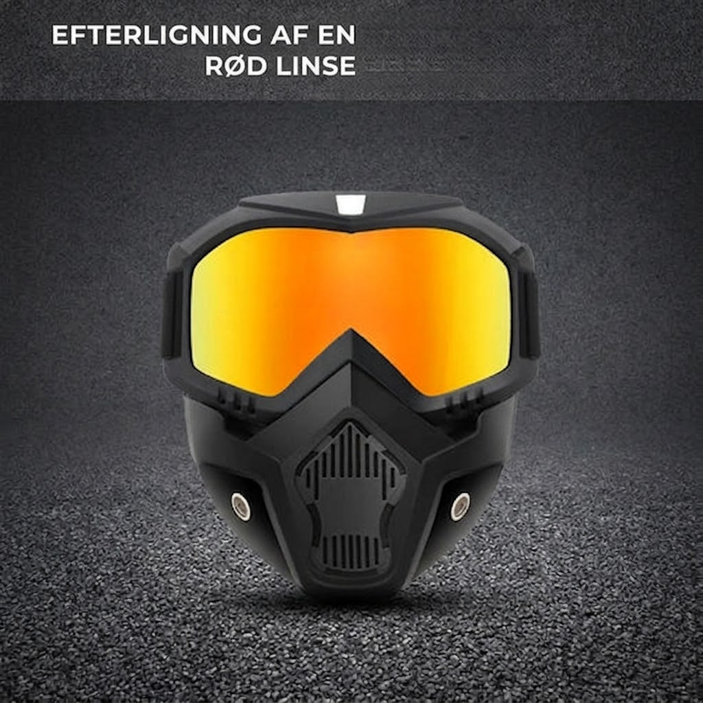 Ridsefast sportsmaske